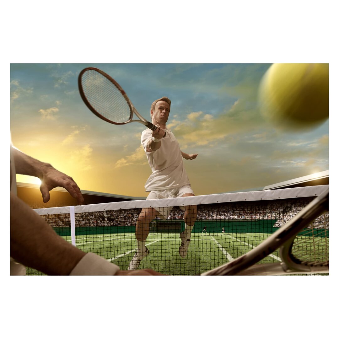 Strukturierte Tapete Tennis Player 2,9 m x 432 cm