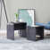 Börkur Frame Nesting Tables Coffee Table with Storage