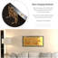 36" x 72" Gold Leaf Blossom 4 Panel Room Divider-725793453