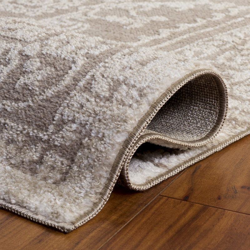 Chamber Power Loom Performance Oriental Indoor Rug, 6'-7" x 6'-7" Square