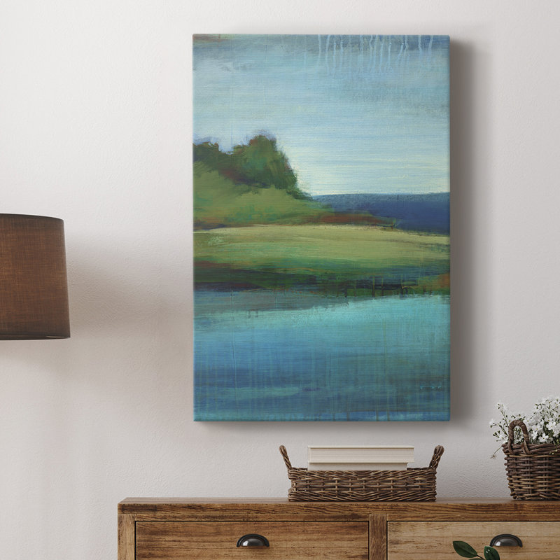 Silent Lakeside I -Galerie enveloppée Cavas, H 36 po x l 24 po