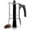 Machine à espresso avec surface de cuisson Magefesa Genova, cafetière en acier inoxydable 6 tasses, cafetière italienne Greca, convient pour l'induction