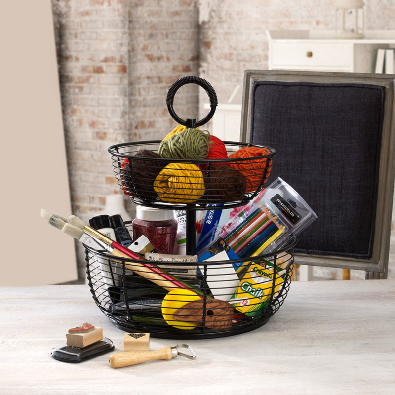 Panier en métal 3 niveaux Gourmet Basics par Mikasa