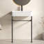 Lavabo de salle de bain autoportant 24 po * 16,5 po * 34,65 po