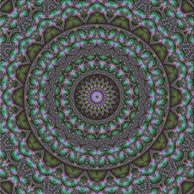 Tapis vert/gris tissé à la machine