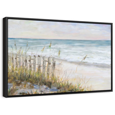 Plage «Mist Ocean View Canvas Print»