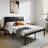 Naiomy Upholstered Metal Platform Bed-1287153331-1287153328
