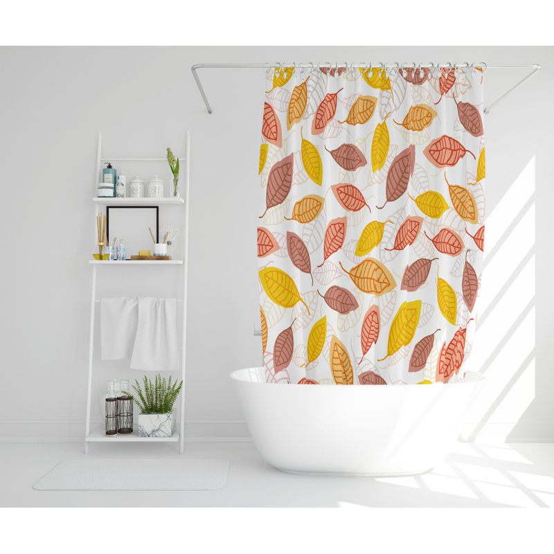 Elland Polyester Single Shower Curtain, 168cm H x 168cm W