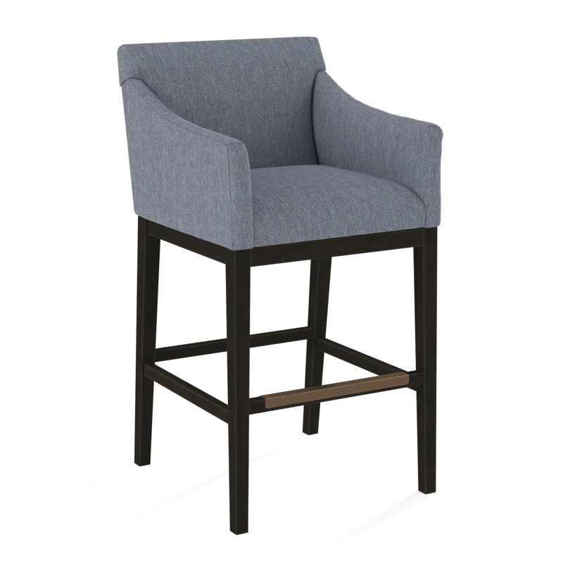 Upholstered Stool, Espresso, 61614-35