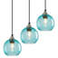 Luminaire suspendu en forme de globe à 3 lumières Charolyn Luminaire suspendu en verre pour îlot de cuisine-42081004-63556758