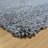  Ultimate Shag Modern Solid Color Gray Polypropylene Thick Plush Shag Area Rug-620038740