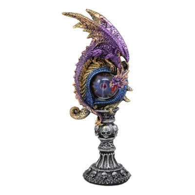 Figurine Betsons Twilight Percher Dragon on Alchemy Skulls Eye of Sauron