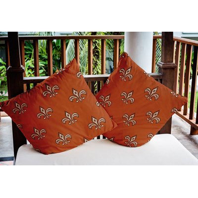 Coussin décoratif intérieur / extérieur Fleur De Lis