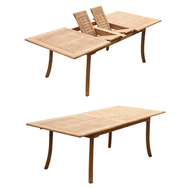 Loehr Outdoor 11 - Piece Teak Dining Set, 8, 29.5" H x 82" L x 42.5" W