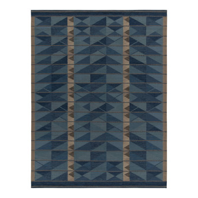 Scandinavian Wool Geometric Area Rug