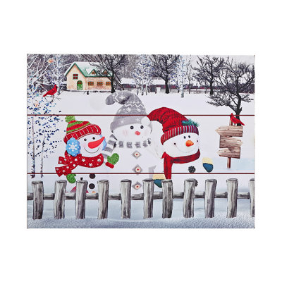 Christmas Snowmen Banner