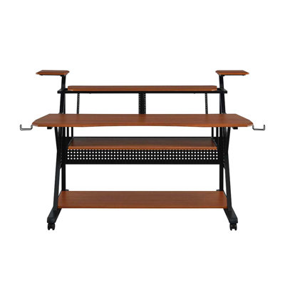 Willow Music Desk, Cherry & Black Finish