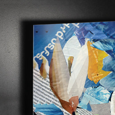 Fiori Fuori dal Blu by Jim Nonas - Rectangle Print on Canvas