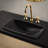 Maestro Bath 12.8'' Resin And Glass Rectangular Bathroom Sink