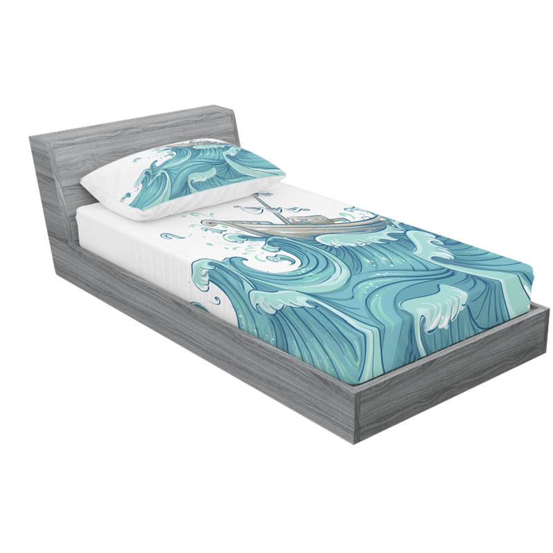 Microfiber Sheet Set, Twin XL Sheet Set with Fitted Sheet