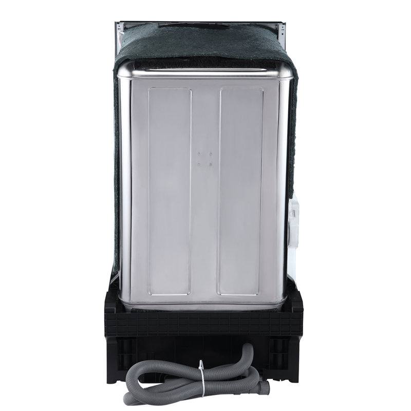 18" 52 dBA Built-In Full Console Dishwasher, Black