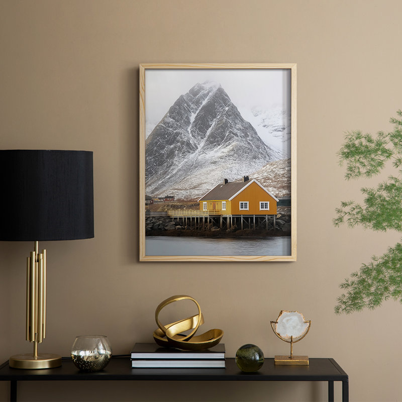 NAUTICAL Series CLXI, reproduction encadrée - bois massif, H 11 po x l 9 po