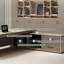 Bureau double caisson en L 102,36 po avec 2 tiroirs verrouillables-1793649709