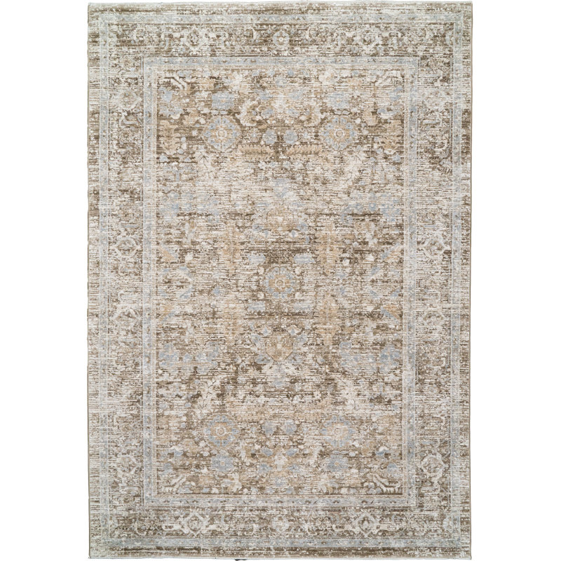 BLEU 9X12,6 17587-890 BEIGE / GRIS, Rectangle 9 pi x 12 pi 6 po