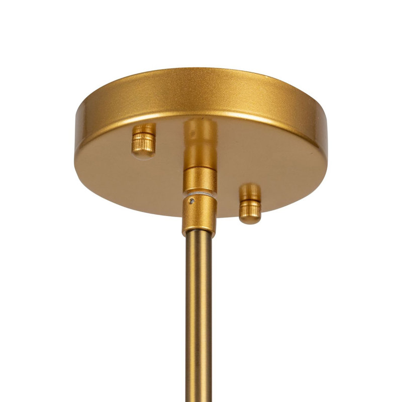 Luminaire suspendu 3 lumières Pullman, Laiton