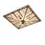 30" Square Prairie Mission Inverted Semi-Flushmount