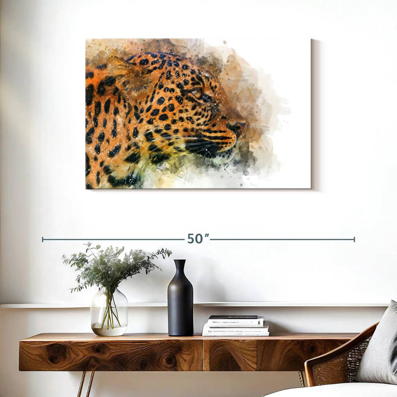 Brampt Wild Cat, 24" H x 36" W