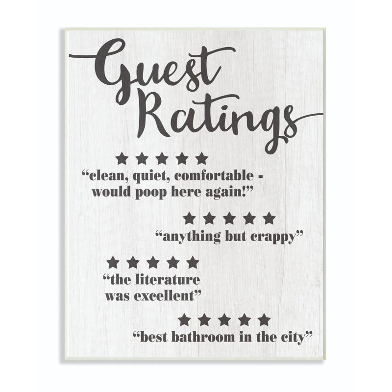 «Five Star Bathroom» par Daphne Polselli - reproduction, Toile tendue, H 20 po x l 16 po x P 1,5 po