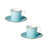 Charlotte Bone China Espresso Cup and Saucer