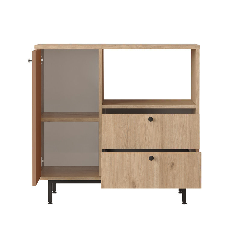 Armoire polyvalente Colesen, Brun / Beige