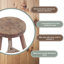 Marquise Solid Wood Accent Stool-1832867840