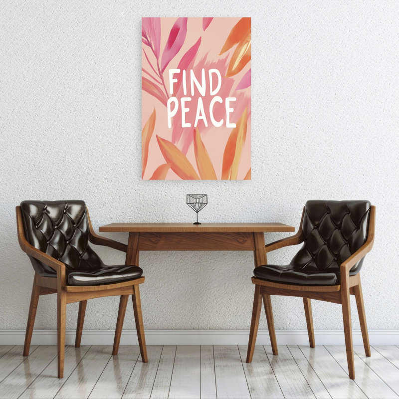 Serene Blossoms Serene Abstract Contemporary Nature Plant Wall Art Print, 91.44cm H x 60.96cm W
