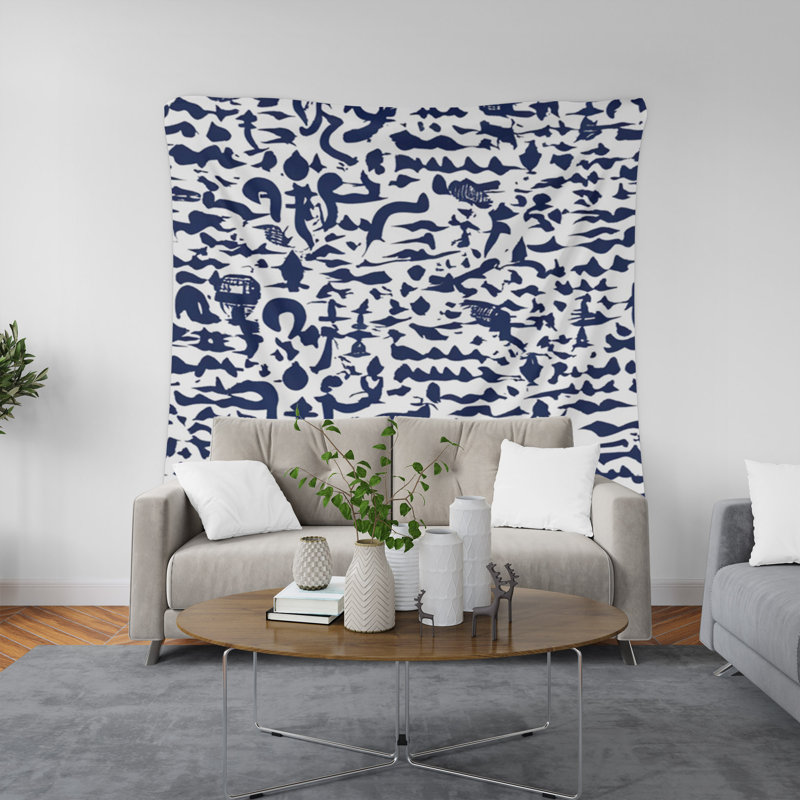 Tapisserie murale, H 88 po x l 104 po x P 1,2 po
