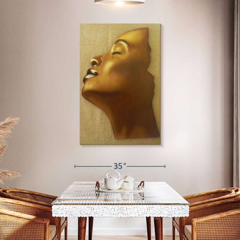 Leisha A Subtle Smile, 48" H x 32" W