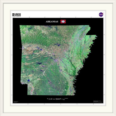 « arkansas-usg state mosaic », impression