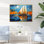 Sailboat Abstract Maritime II - Sailing Boat Canvas Art Print