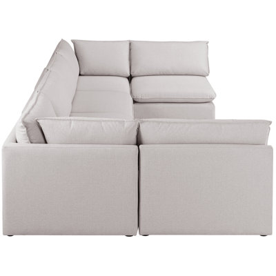 Tupman Upholstered U-Shaped Sectional Reversible