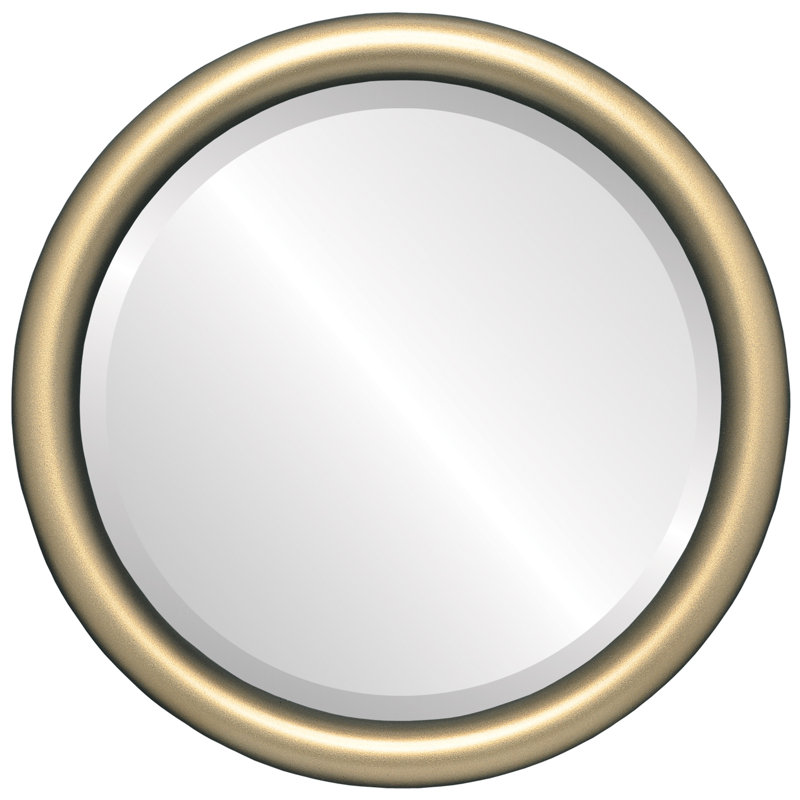 Miroir d'appoint Rowles, 19 po x 19 po, Désert doré