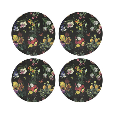 Flora Fauna Pebble 16" Vinyl Placemat