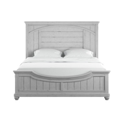 Grey Queen Panel Bed