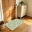 Tapis d'entrée vert à motif floral ikat Welcome 20 X 32 po