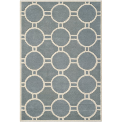 Teresita Hand Tufted Wool Geometric Rug
