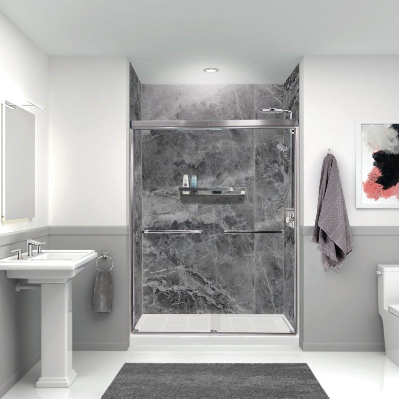 Mur Titan, H 96 po x l 36 po x P 60 po, Gris Maelstrom brillant