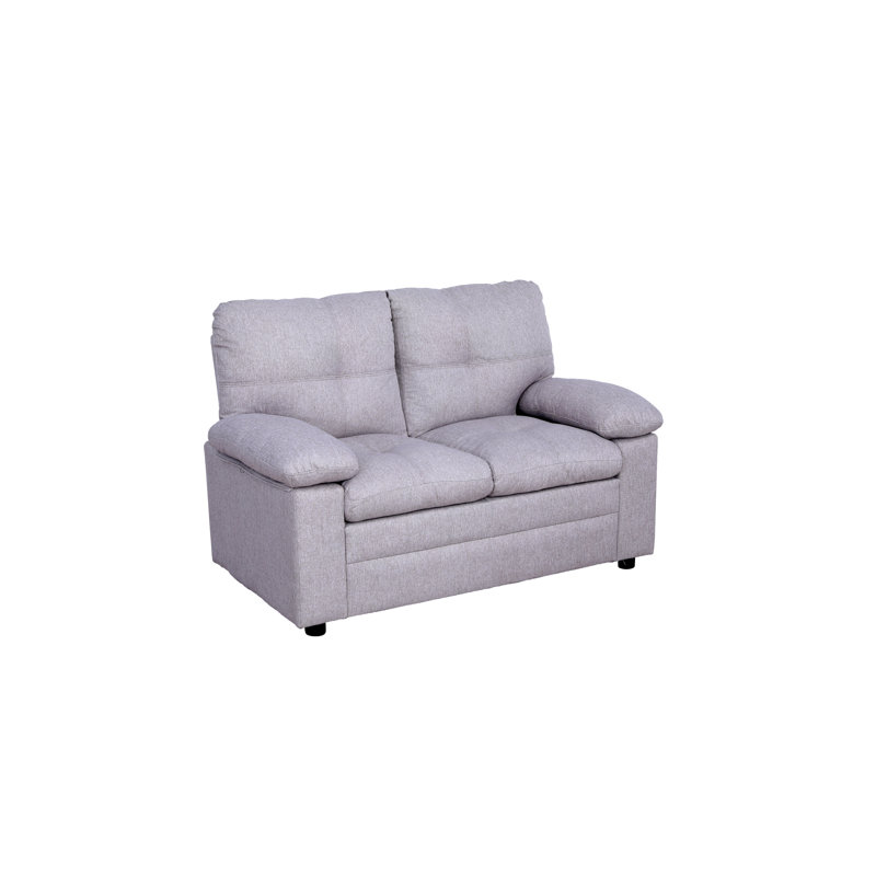 Elsea Upholstered 54'' Loveseat, Beige