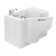 52'' x 30'' Walk-in Acrylic Bathtub with Faucet