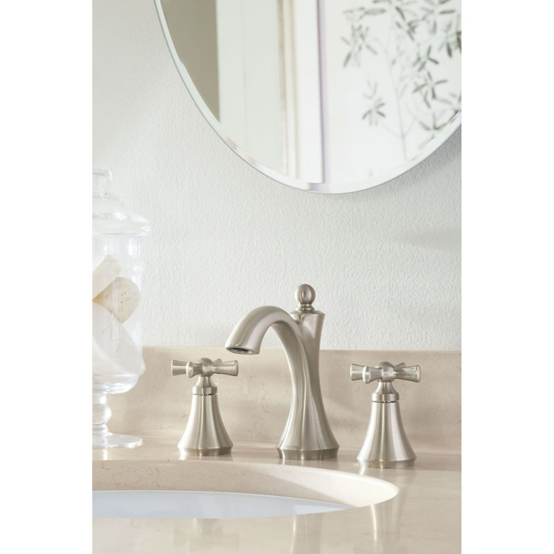 Wynford Widespread Bathroom Faucet, Brushed Nickel